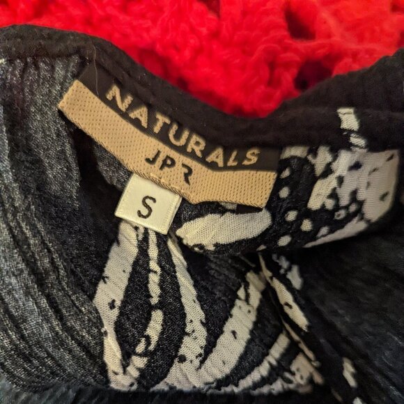 Vintage JPR Naturals Crepe Dress Leaf Floral Sleeveless Long Boho 90's - Picture 3 of 7